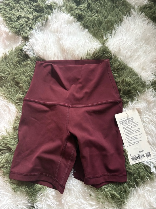 lululemon athletica Pants - Lululemon align high rise shorts 6 inch plum